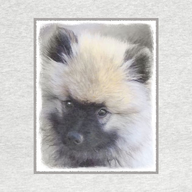 Keeshond Puppy by Alpen Designs